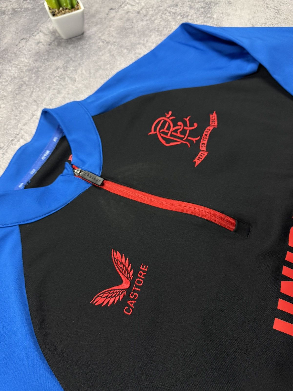 Castore Rangers Castore Training Jumper Sweater Top 150 Years Sz XL Size US XL / EU 56 / 4 - 5 Thumbnail