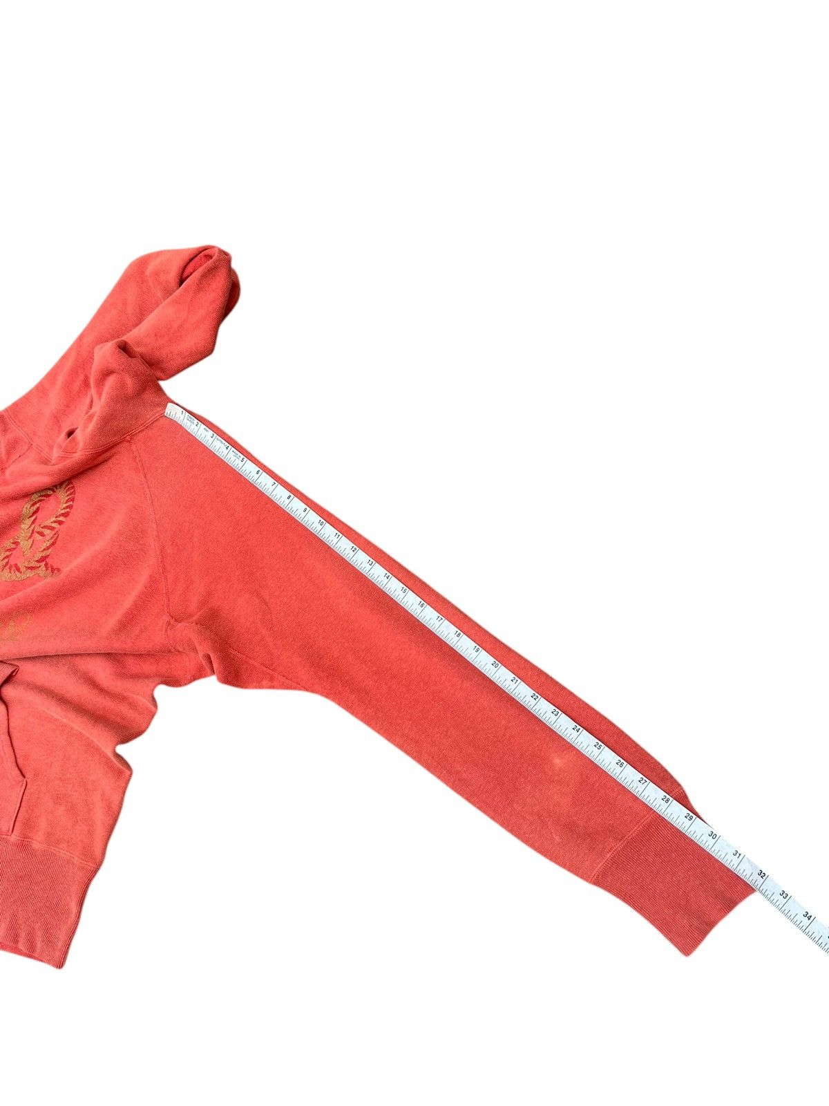 45rpm Size3 Vintage 45rpm NMD Japan Faded Orange Hoodie Sweatshirt Size US L / EU 52-54 / 3 - 3 Thumbnail