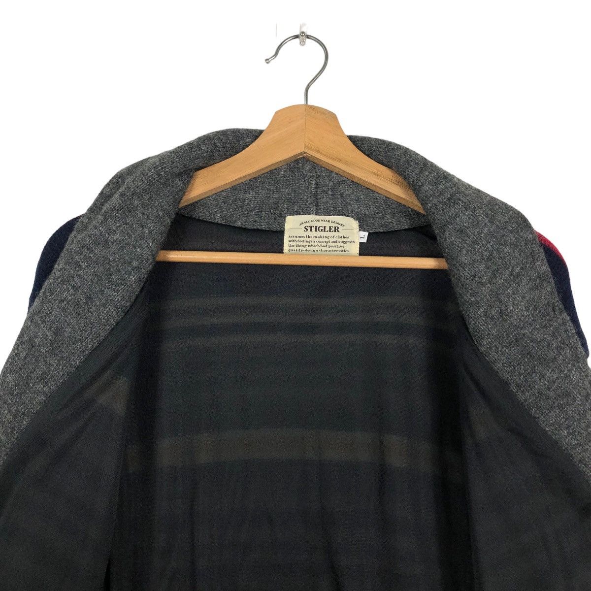 Japanese Brand 🔥Stigler Cardigan Jacket Knit Navajo Aztec Design Style Size US L / EU 52-54 / 3 - 11 Thumbnail