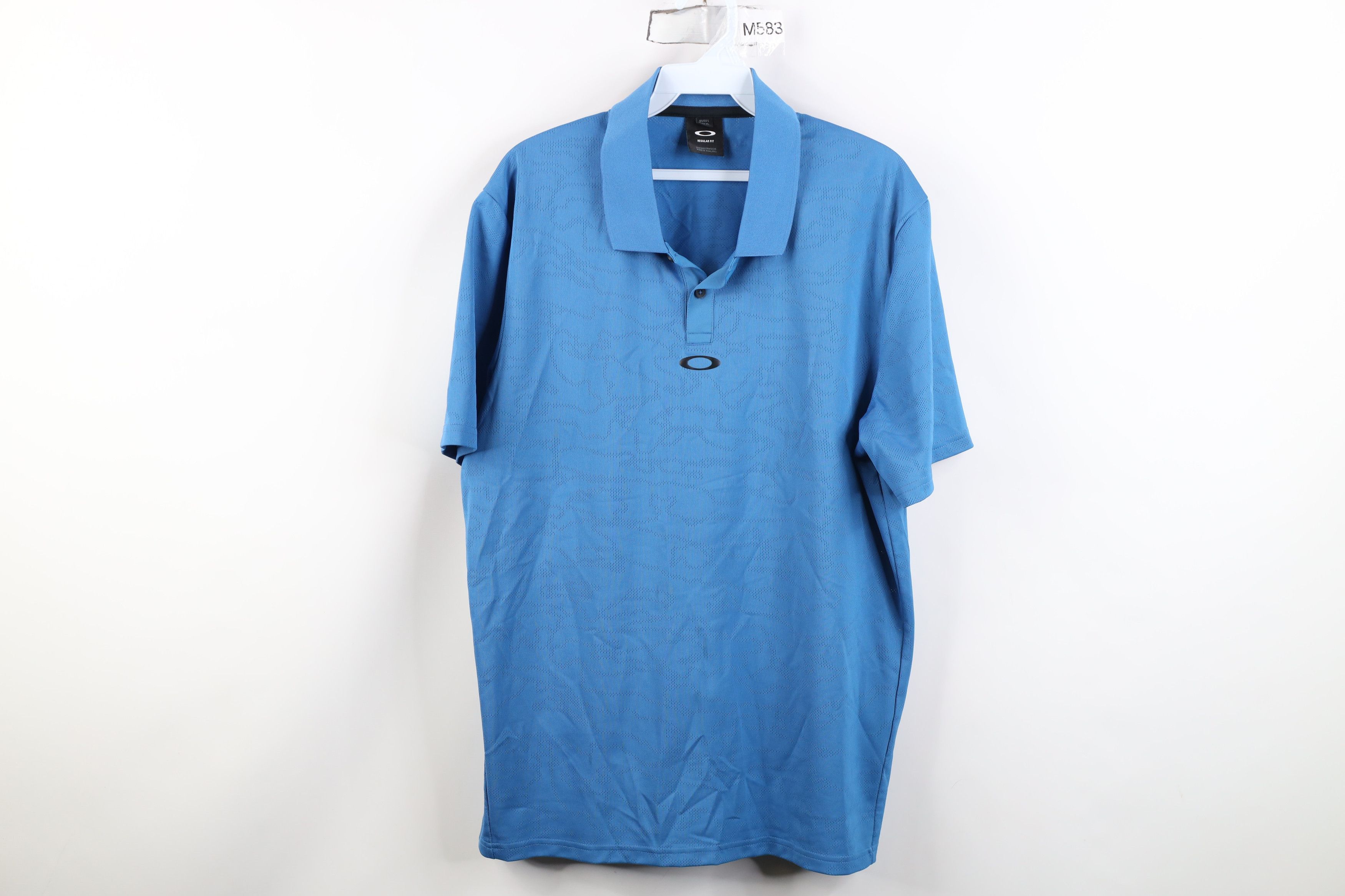 Oakley Vintage Y2K Oakley Center O Logo Vented Camouflage Golf Polo Size US L / EU 52-54 / 3 - 1 Thumbnail