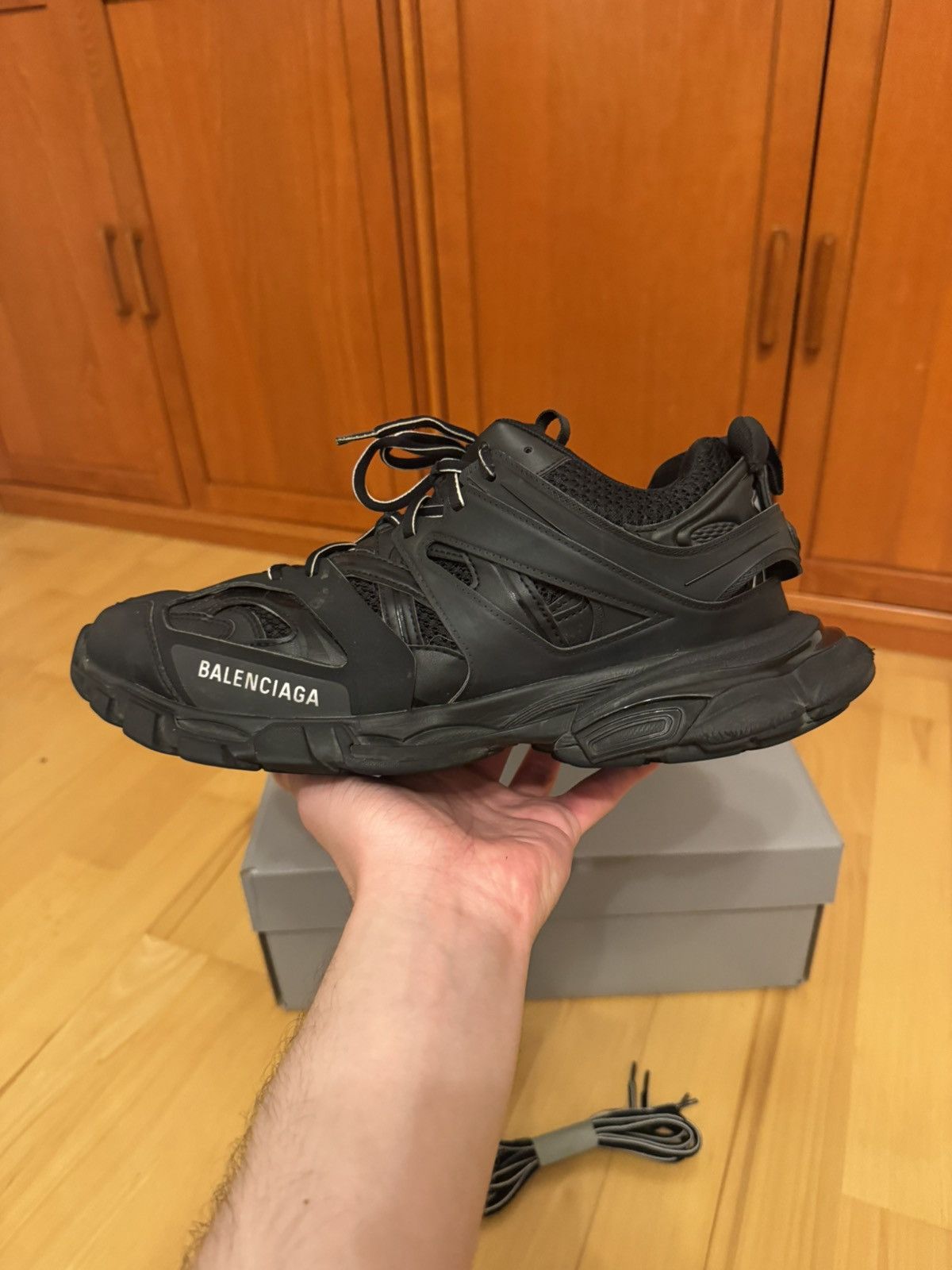 Balenciaga Balenciaga Track Triple Black Size US 11 / EU 44 - 2 Thumbnail