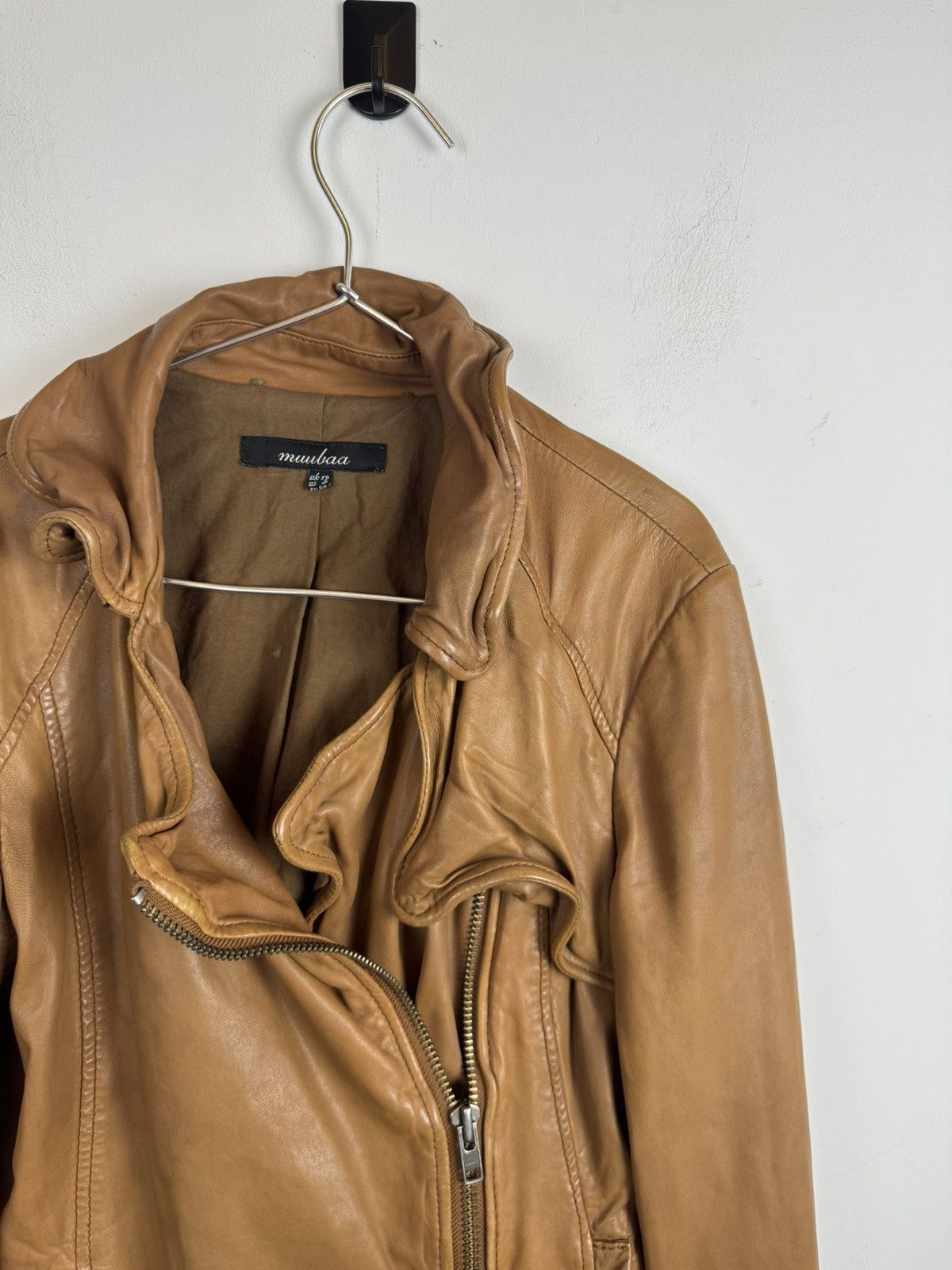 Muubaa Vintage Muubaa Avant Garde Opium Style Leather Jacket Size M / US 6-8 / IT 42-44 - 2 Thumbnail