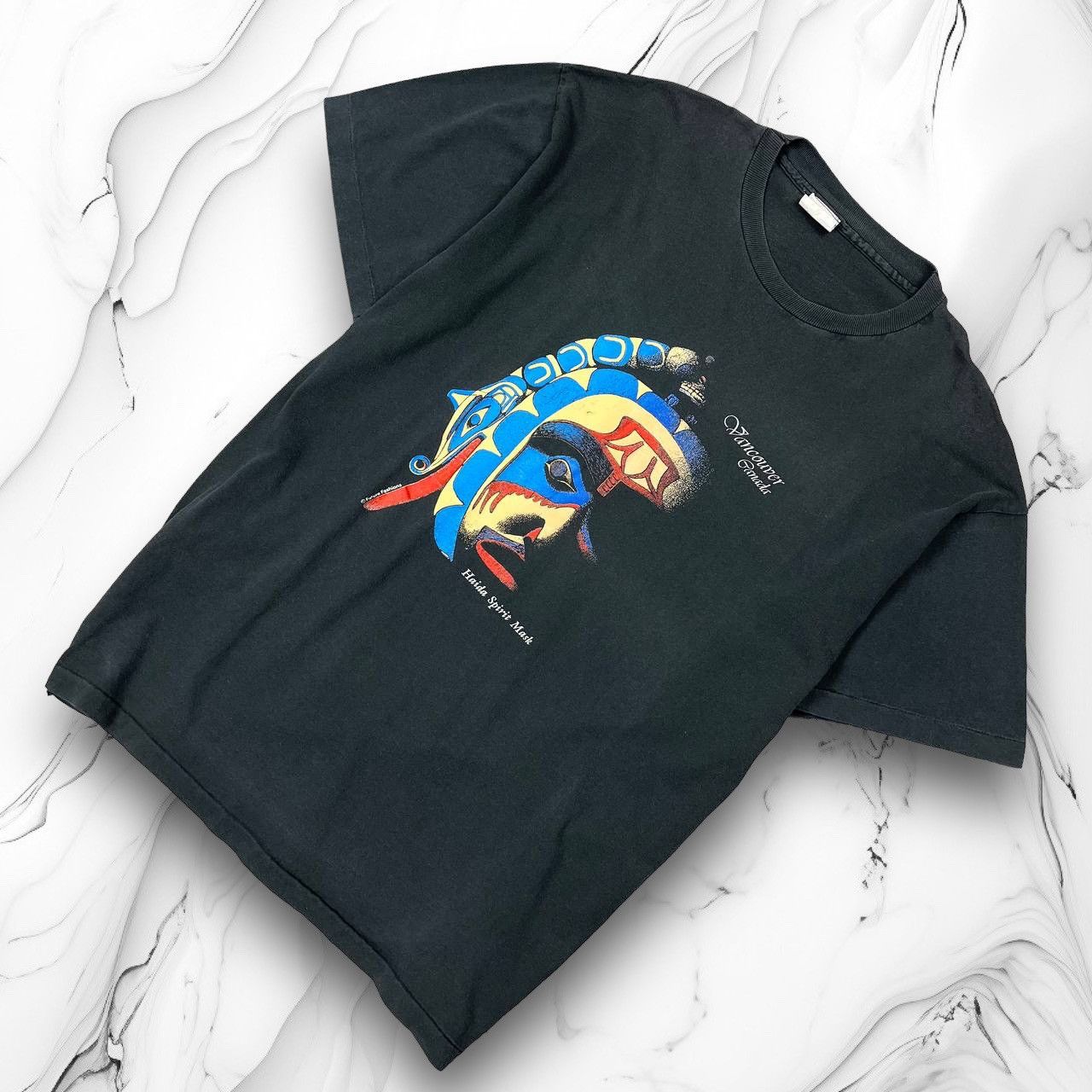 Vintage Vintage Haida Spirit Mask Crazy Tee Size US M / EU 48-50 / 2 - 1 Thumbnail