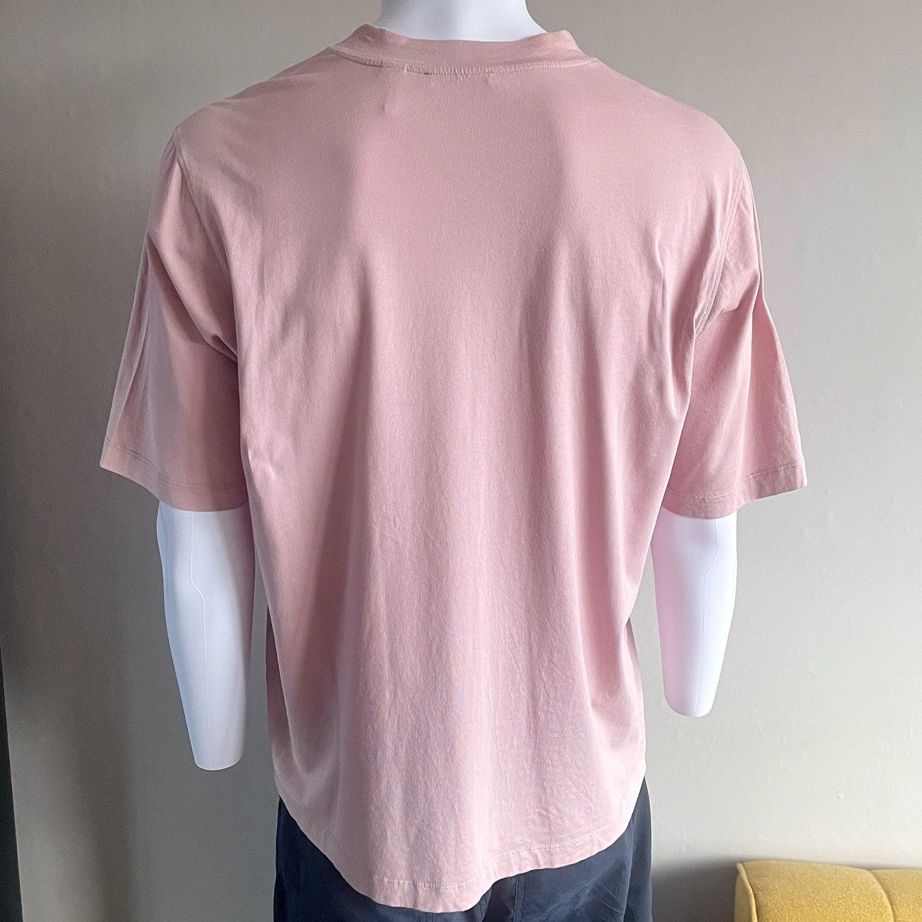 Helmut Lang Helmut Lang Pink Boxy Box Logo T Shirt Size US M / EU 48-50 / 2 - 3 Thumbnail