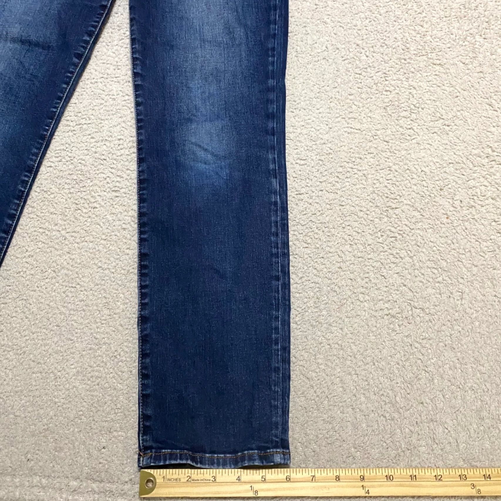 Vintage KUT from the Kloth Womens Jeans Blue Dark Wash High Rise Boyfriend Distressed 6 Regular Denim Stretch Style Size 28" / US 6 / IT 42 - 5 Thumbnail