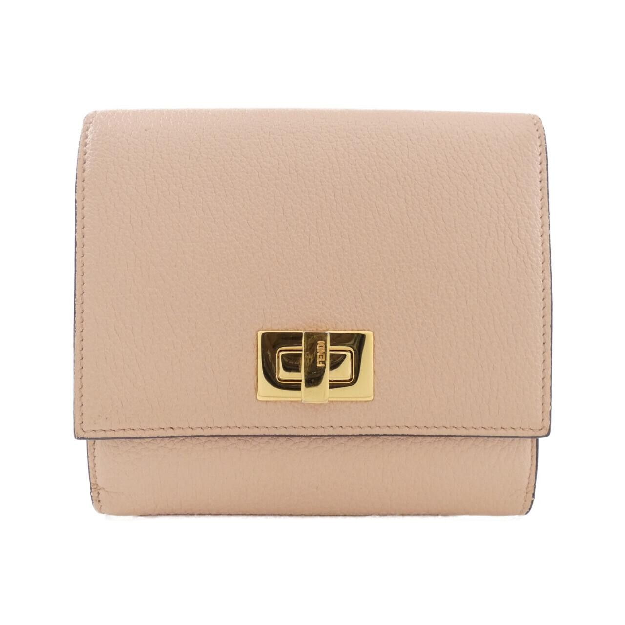 Fendi Fendi Fendi Peekaboo Calf Wallet Leather Short Wallet 8M0438A91B DUTY FREE for USA Size ONE SIZE - 1 Thumbnail