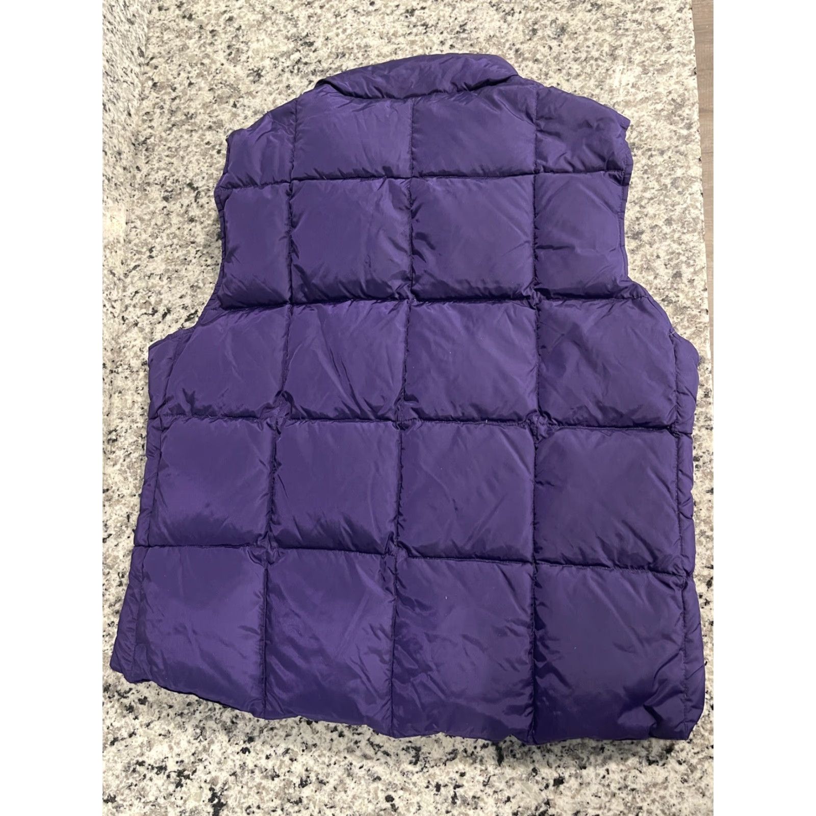 Vintage L.L. Bean Purple Goose Down Vest Puffer Vest Womens Large Size L Quilted Down Nylon Vest Womens Menstrual? Size L / US 10 / IT 46 - 3 Thumbnail