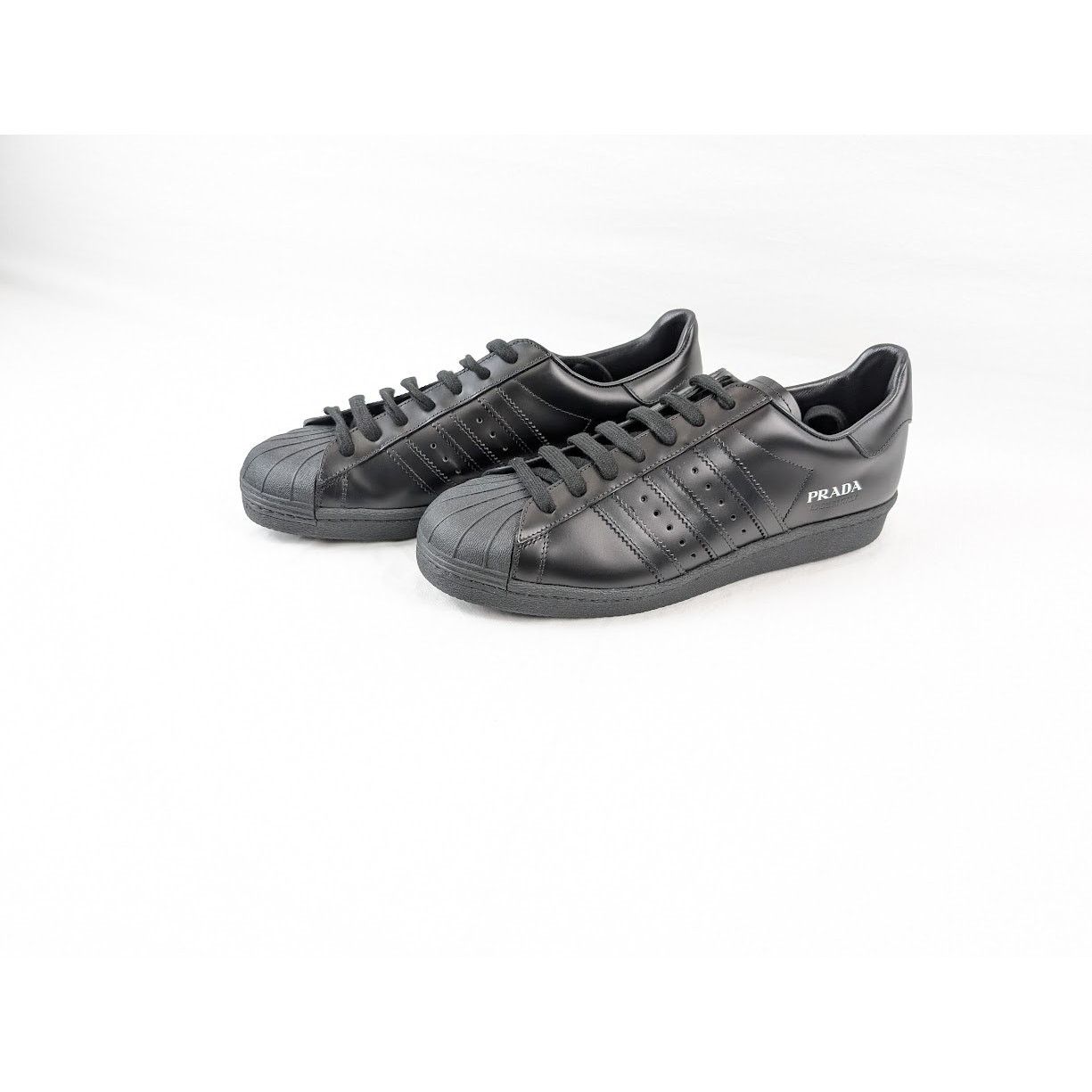 Prada o1rshd1 Brushed Calf Low-Top Sneakers in Black Size US 9.5 / EU 42-43 - 15 Thumbnail