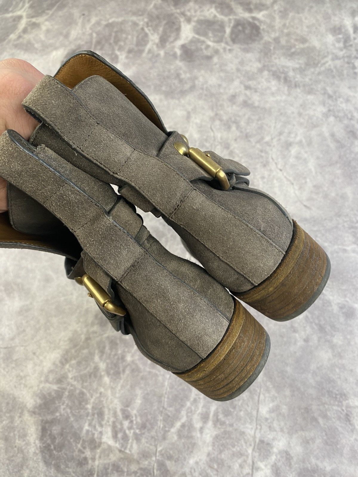 See by Chloe See by Chloe Luxury Suede Boots With Metal Studded Size: 37 Size US 7 / IT 37 - 11 Thumbnail