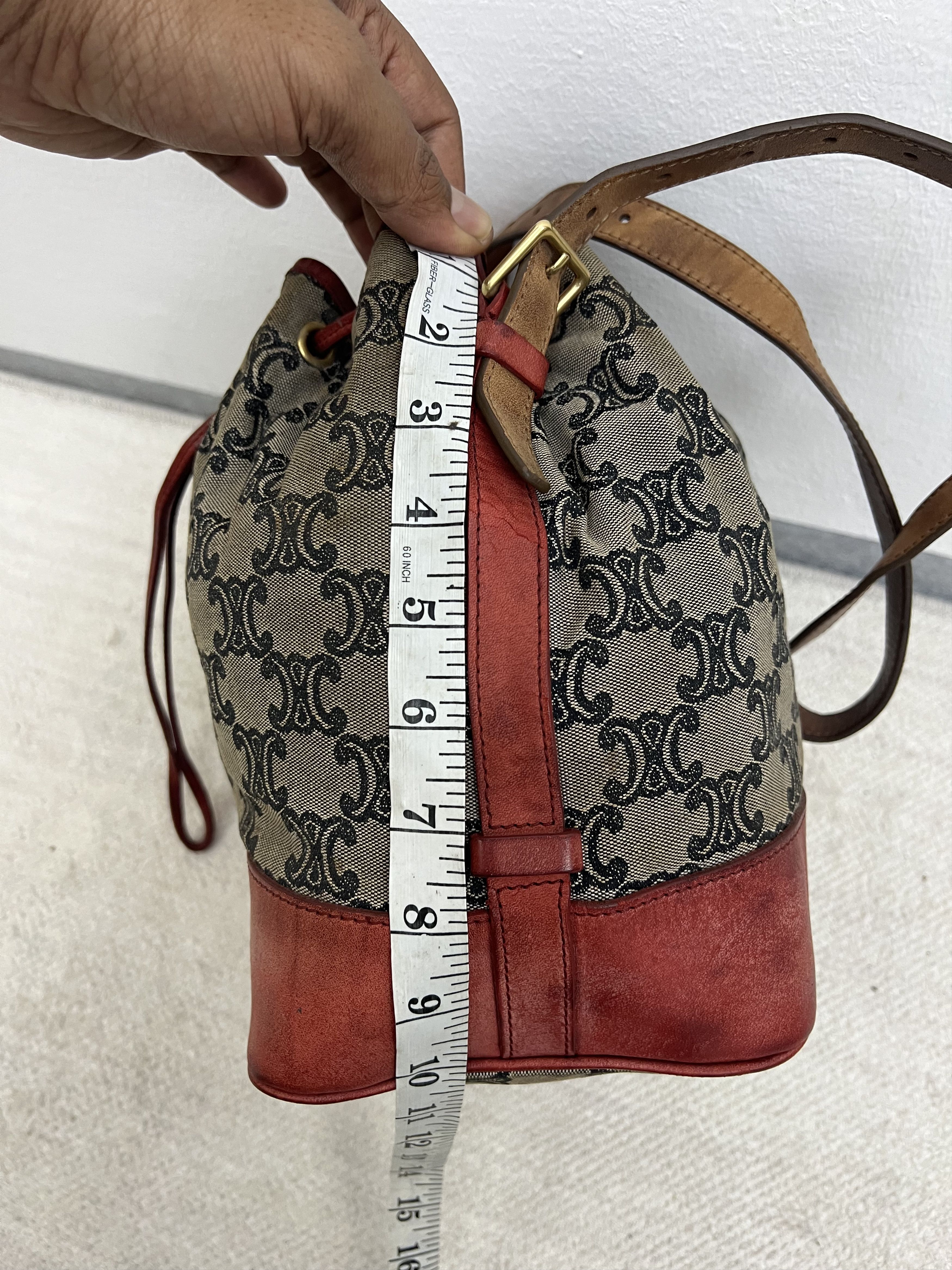 Celine Vintage Celine Monogram Macadam Bucket bag Size ONE SIZE - 9 Thumbnail