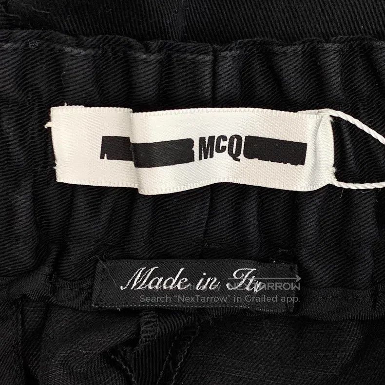 Alexander McQueen Alexander Mcqueen Black cotton casual drawstring trousers Size US 32 / EU 48 - 5 Thumbnail