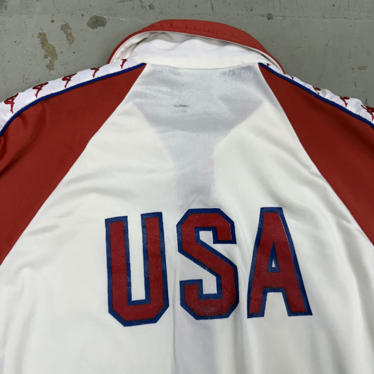 Kappa × USA Olympics × Vintage Vintage 80s Kappa Team USA Olympics Track Jacket Size US M / EU 48-50 / 2 - 8 Thumbnail