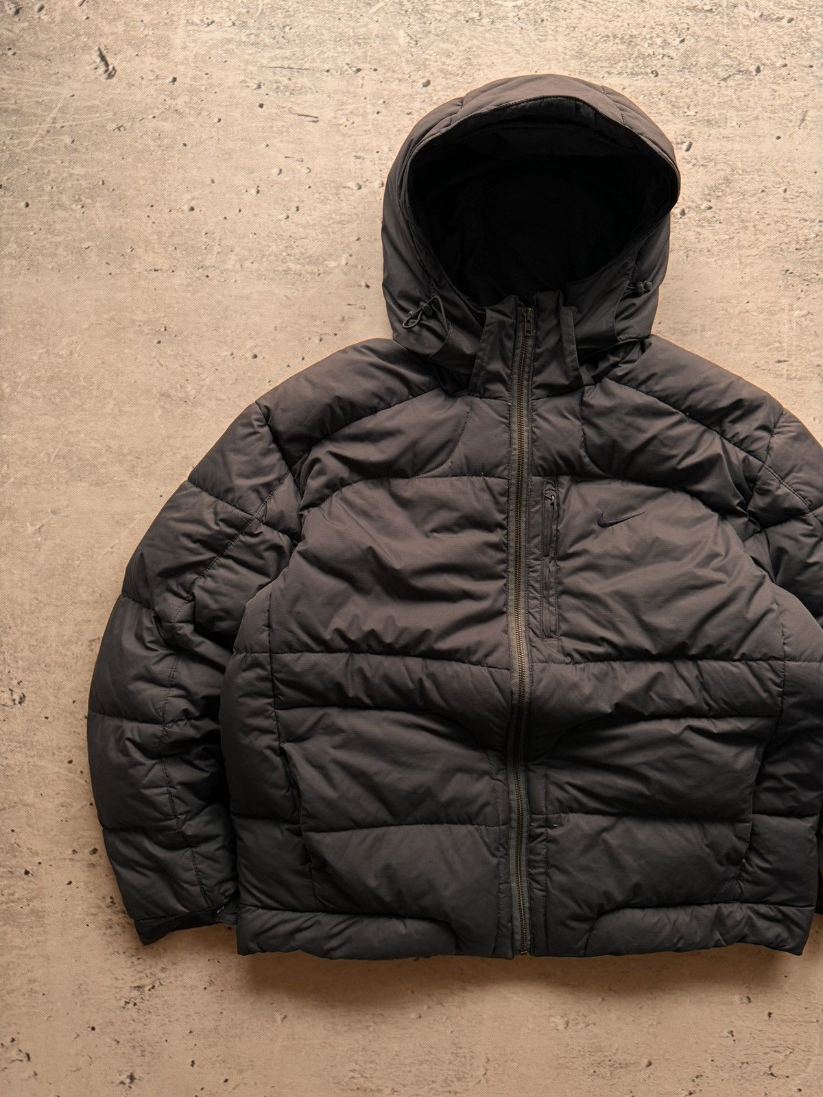 Nike × Nike ACG NIKE PUFFER DOWN BASIC LOGO OVERSIZE NYLON JACKET Size US XL / EU 56 / 4 - 2 Thumbnail