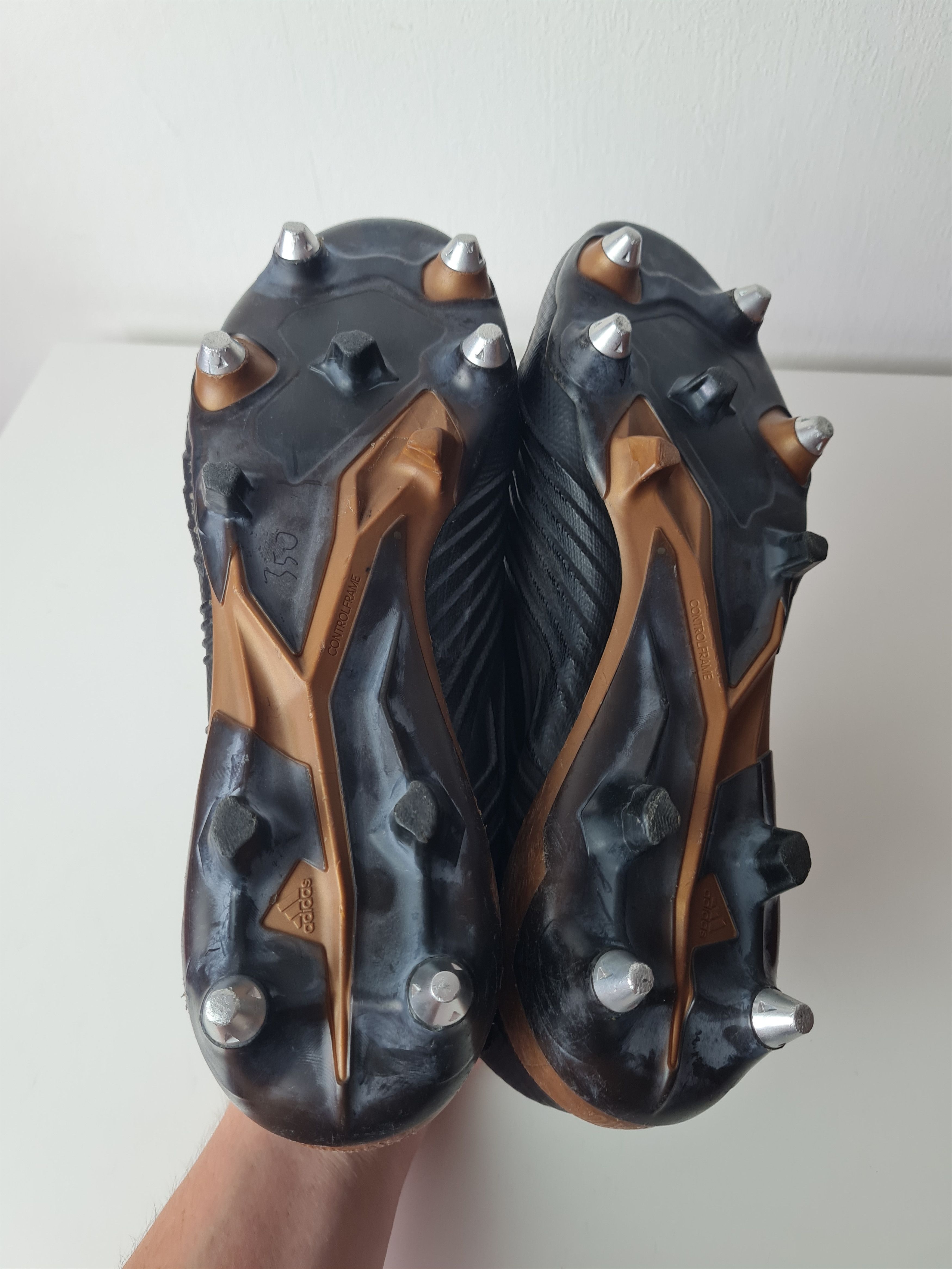Adidas Football Soccer Boots Adidas Predator SG black Cleats UK8 Size US 9 / EU 42 - 15 Thumbnail