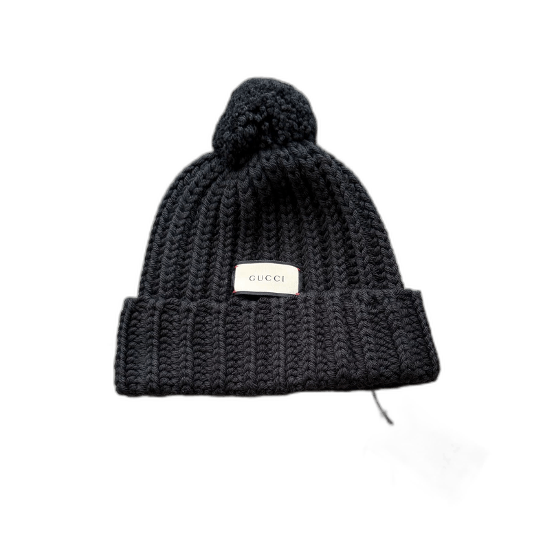 Gucci GUCCI 23FW Thick Wool Knit Beanie - dmc Size ONE SIZE - 1 Thumbnail