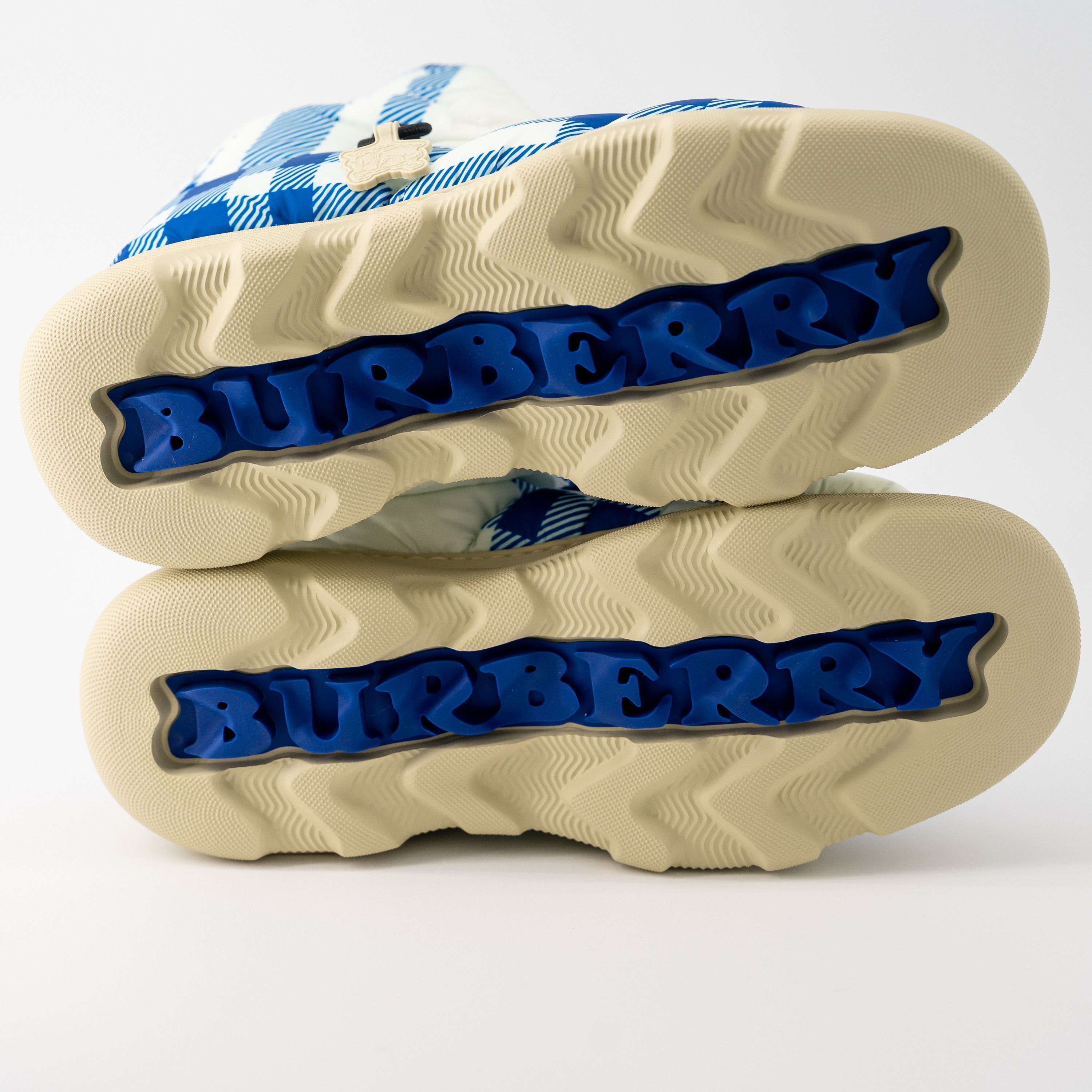 Burberry 42eu 9us Burberry Pillow Boots Hunter Blue Check Padded Size US 9 / EU 42 - 4 Thumbnail