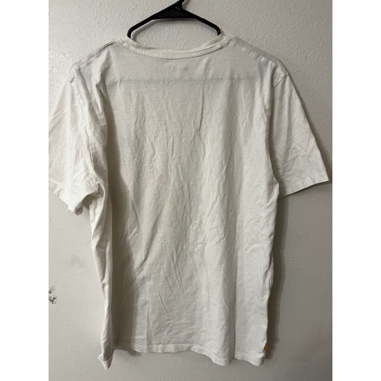 Timberland VINTAGE Timberland T-Shirt Knit Crewneck Mens Large White Short Sleeve Cotton Embroidered Logo 90s Classic Shirt Mens L White Timberland Size US L / EU 52-54 / 3 - 3 Thumbnail