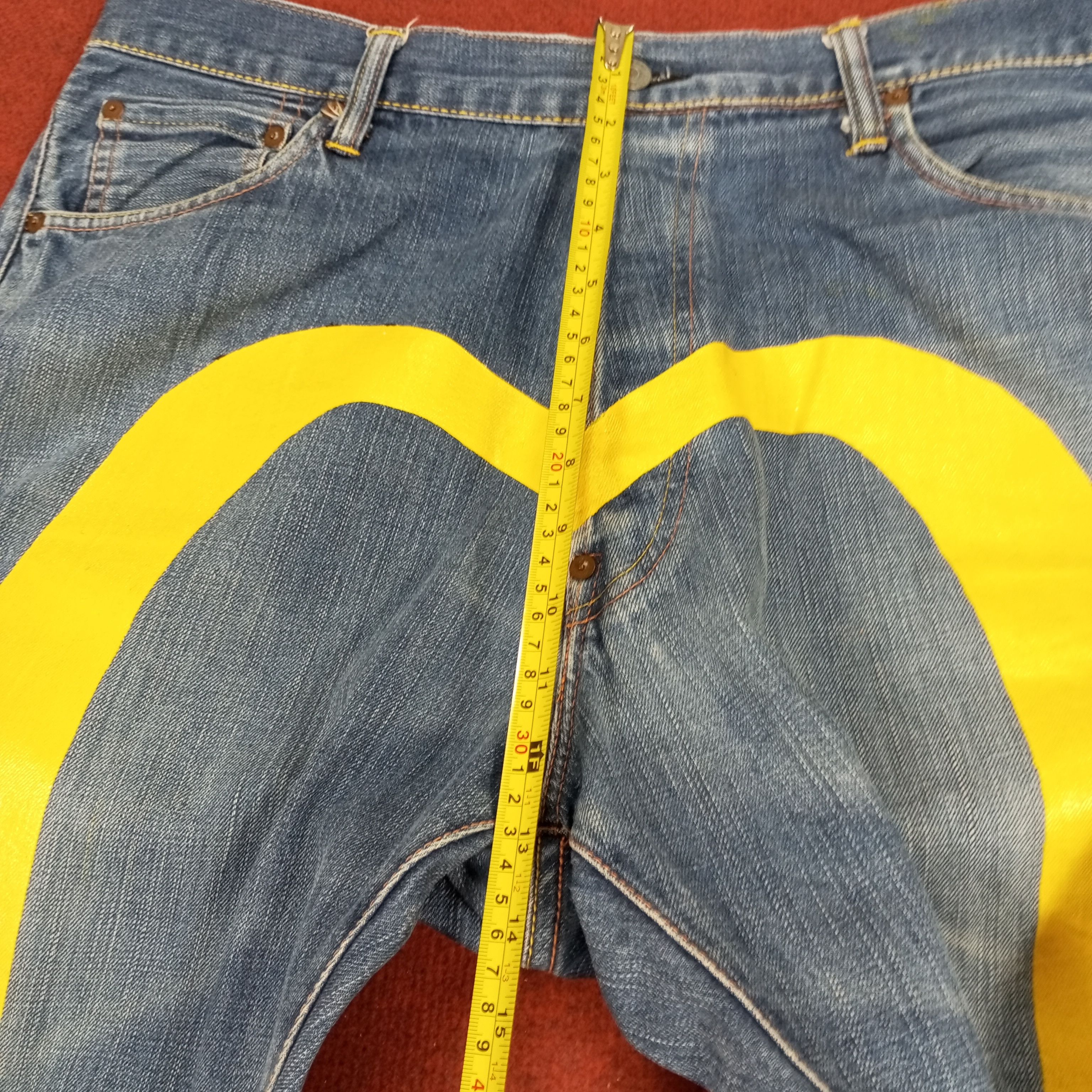 Evisu × Japanese Brand × Vintage Evisu Japanese Brand Fashion Style Custom Daicock Jeans Size US 36 / EU 52 - 8 Thumbnail
