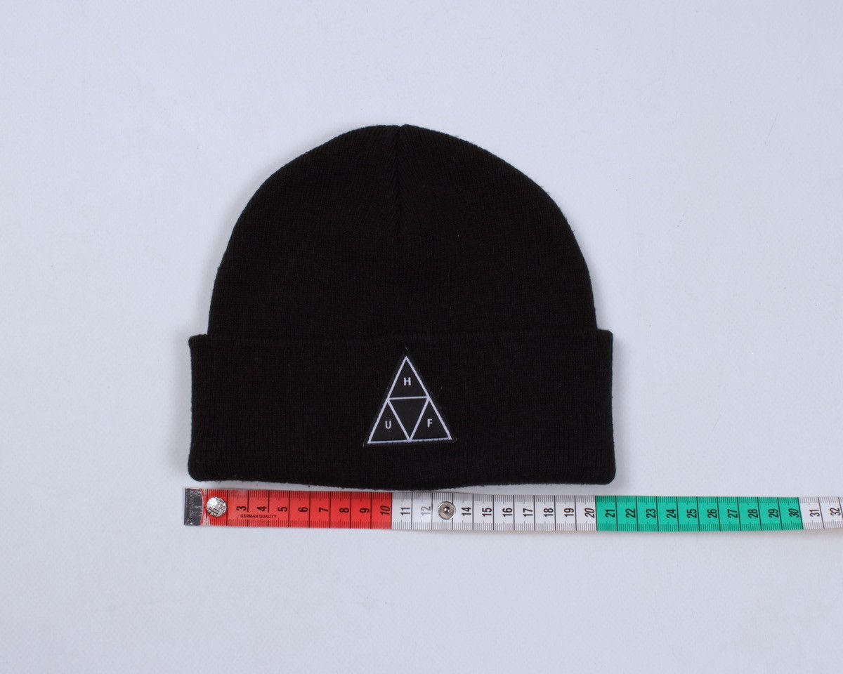 Huf HUF Acrylic Black Beanie Hat Logo Front Size ONE SIZE - 6 Thumbnail