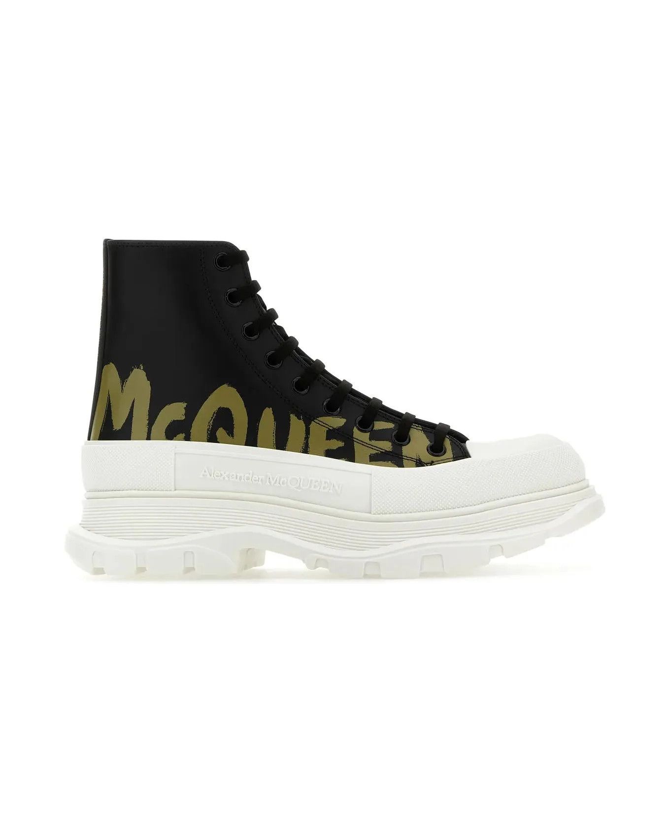 Alexander McQueen o1w1db10725 Tread Slick Boot in Black Size US 7 / EU 40 - 1 Thumbnail
