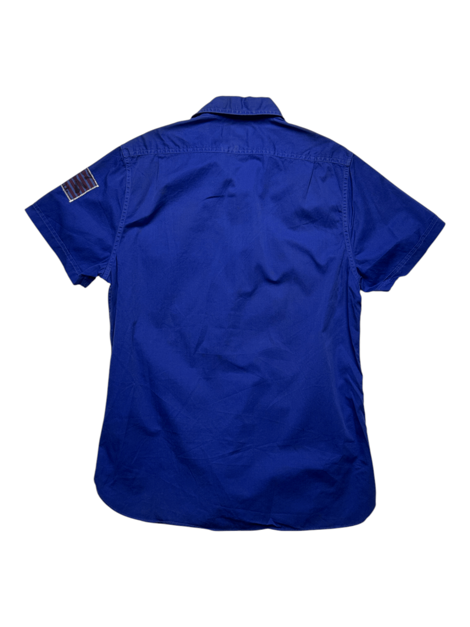 Ralph Lauren Blue Casual Shirt With 2 Shoulder Tabs Size M / US 6-8 / IT 42-44 - 2 Thumbnail