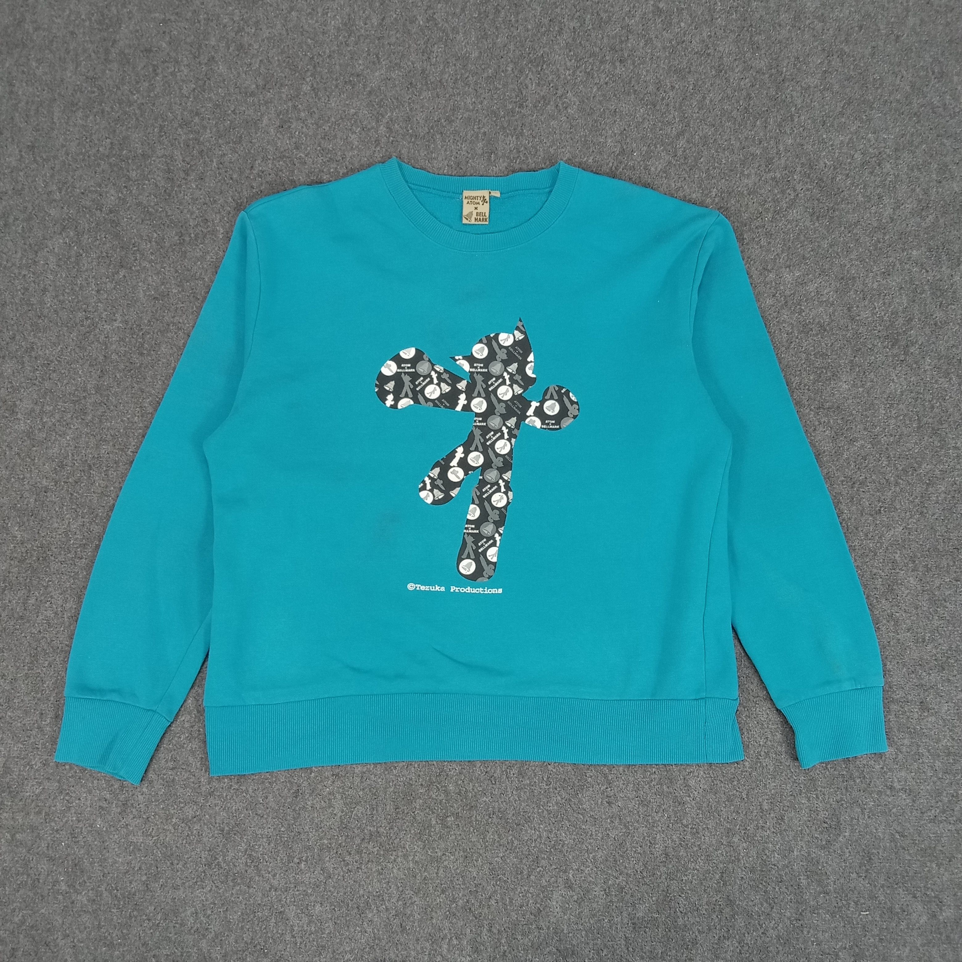 Mighty Atom X Bell Mark Anime Astro Boy Sweatshirts