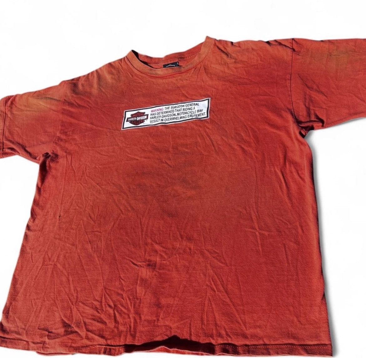 Harley Davidson VINTAGE Harley Davidson "Surgeon General" Graphic Tee - 2X Size US XXL / EU 58 / 5 - 1 Thumbnail