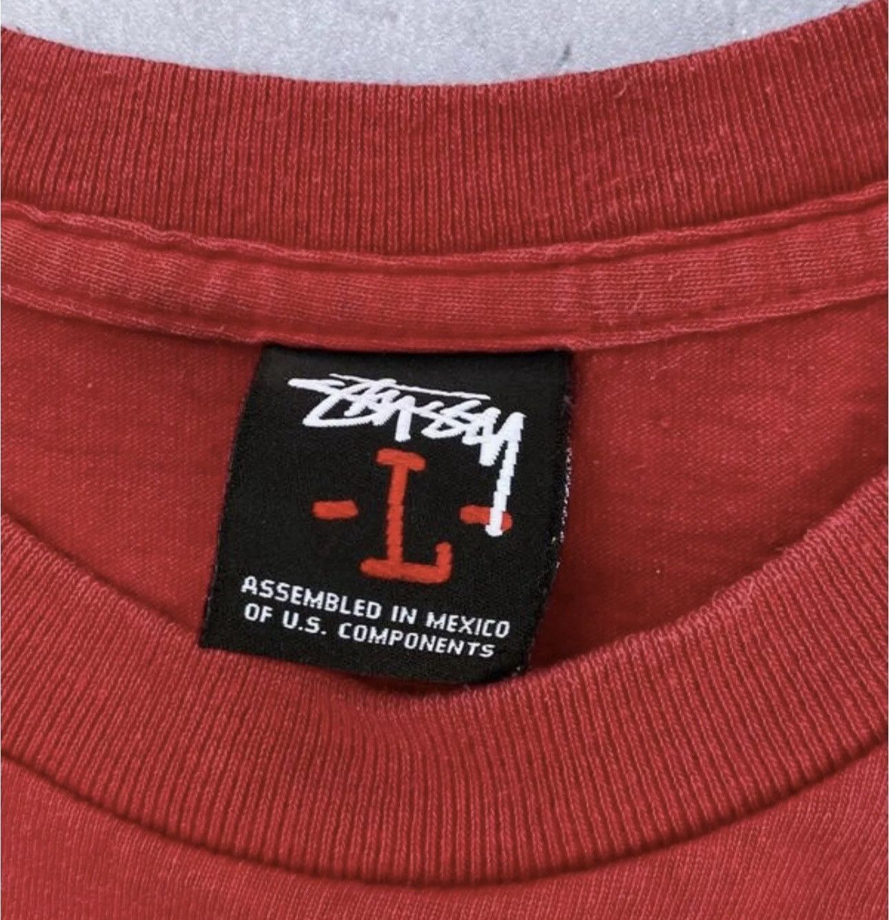 Stussy × Vintage Vintage T Shirt Stussy Eric Elms Built Destroy Size US L / EU 52-54 / 3 - 6 Thumbnail