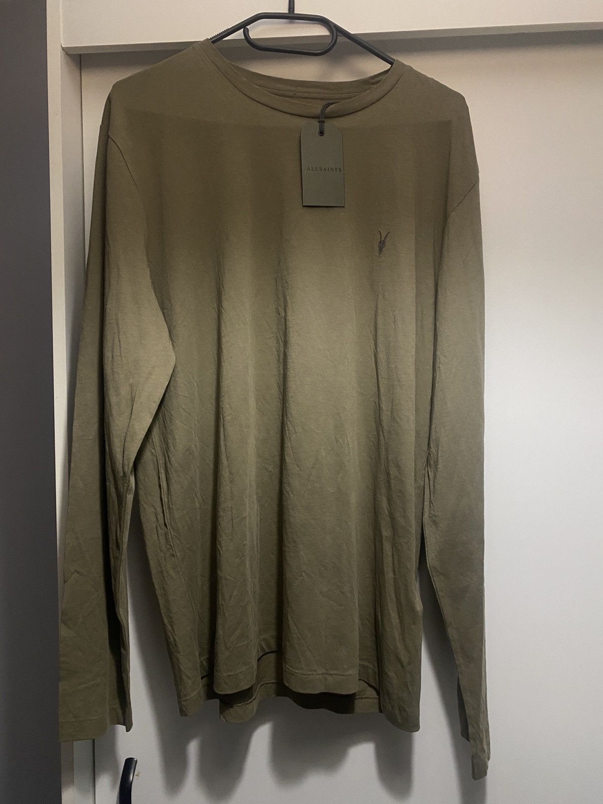 Allsaints Khaki allsaints longsleeve with tag Size US L / EU 52-54 / 3 - 1 Thumbnail