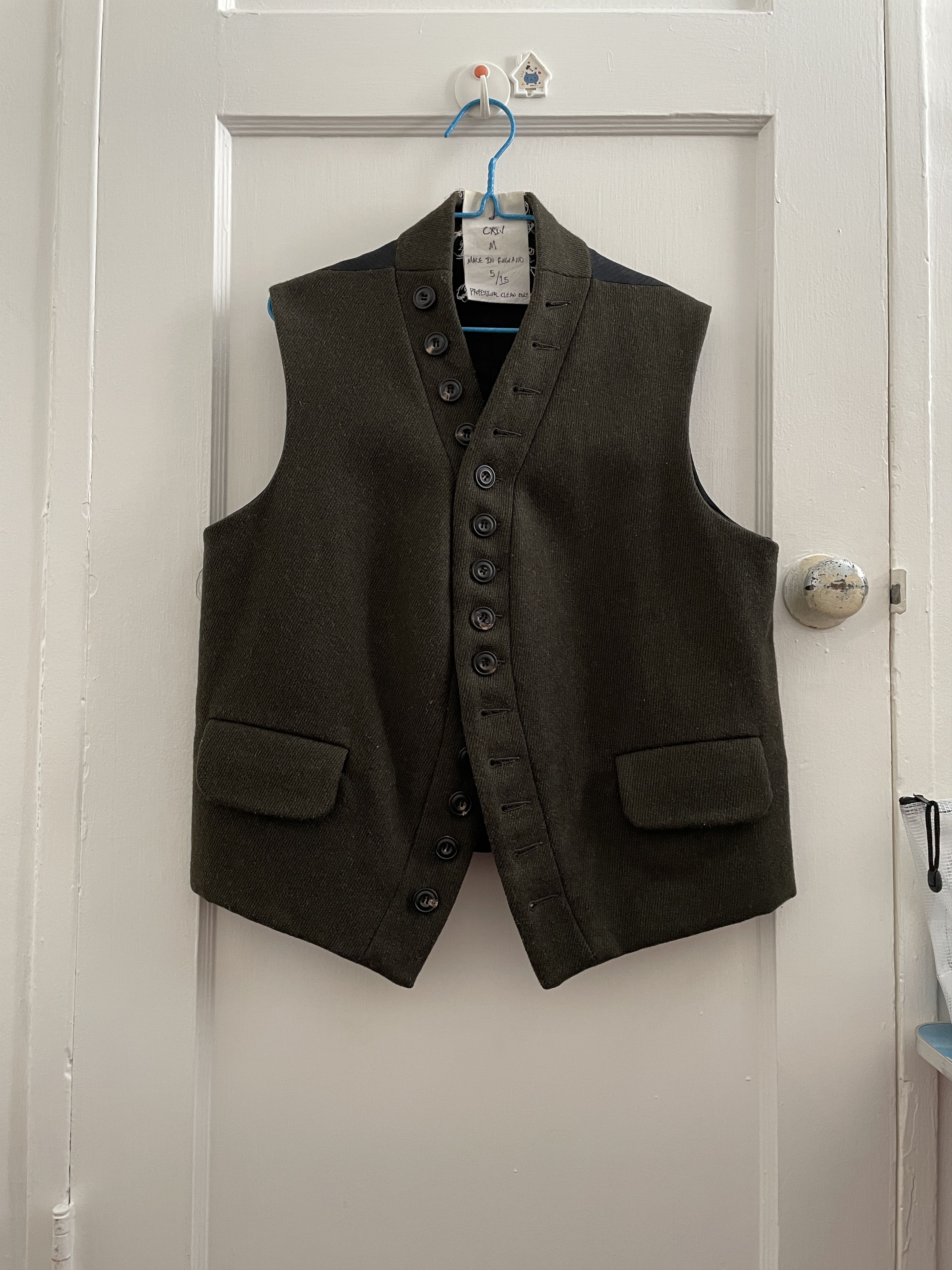 John Alexander Skelton Dark Olive Waistcoat Size US M / EU 48-50 / 2 - 1 Thumbnail