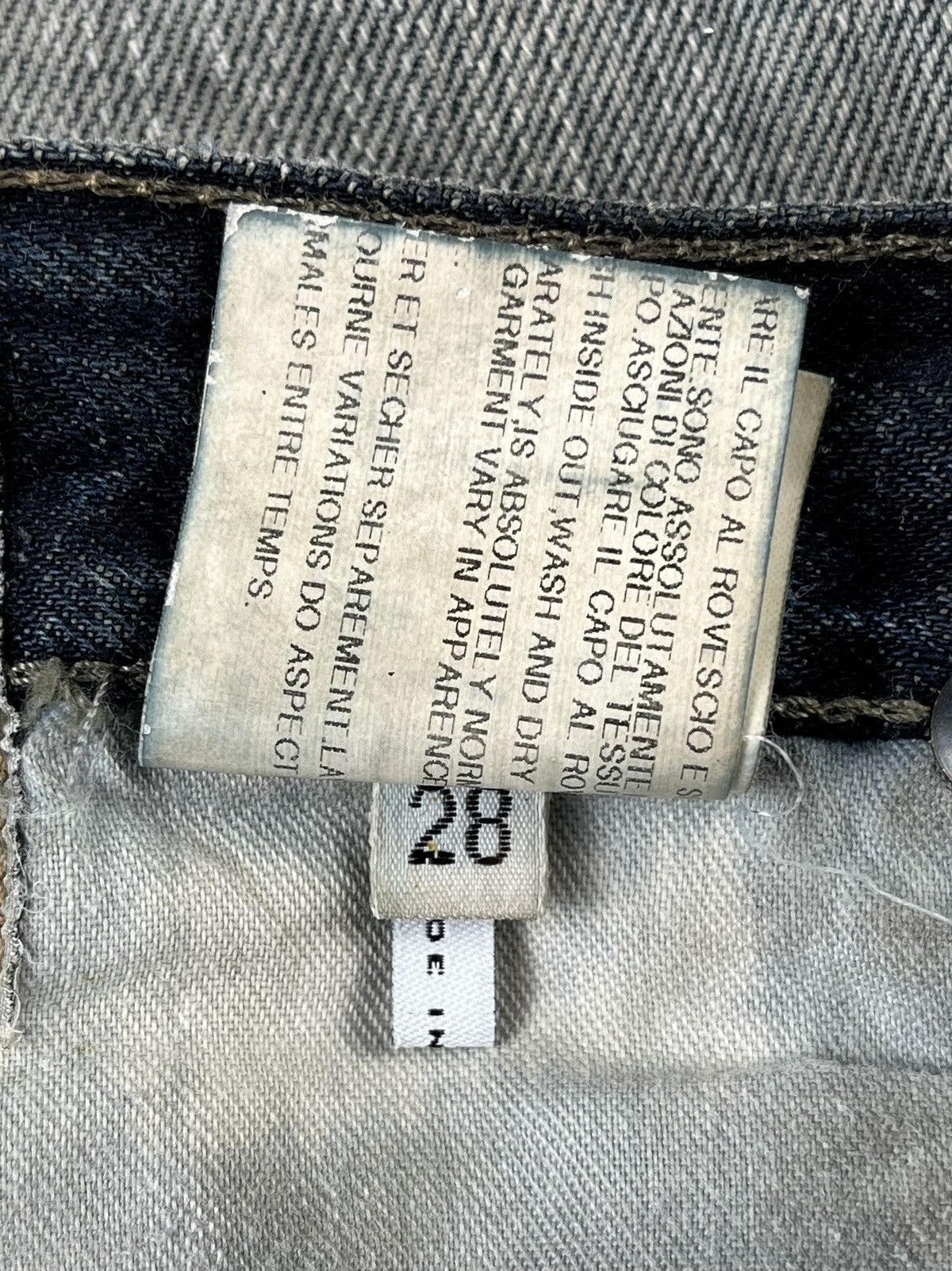 Rick Owens FW08 Rick Owens Banana Cut Spiral Denim Jeans Dust Acid Size US 30 / EU 46 - 24 Thumbnail