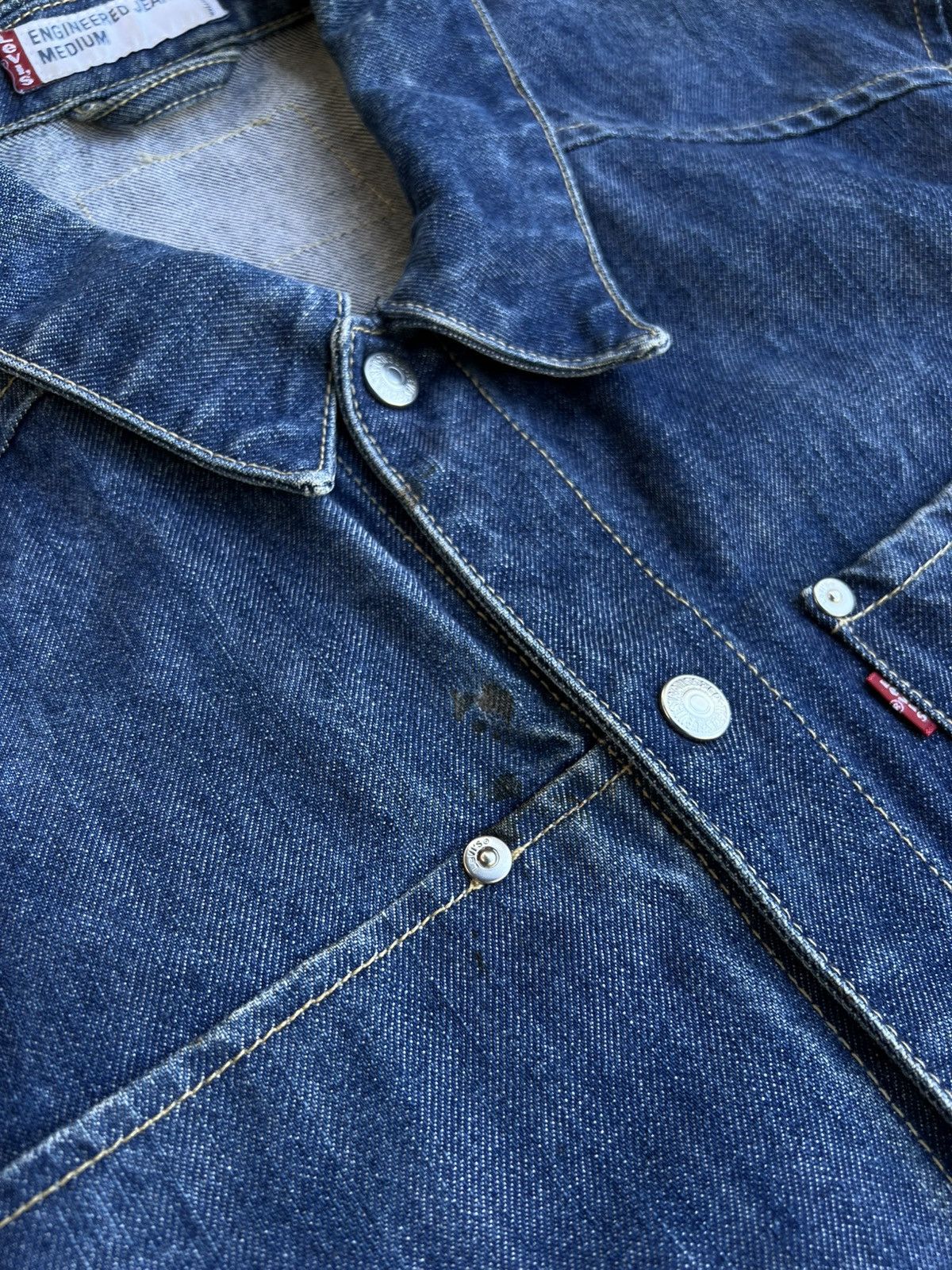 Levi's Vintage Levis Engineered Denim Jacket 1999 Japanese If Six W Size US M / EU 48-50 / 2 - 8 Thumbnail