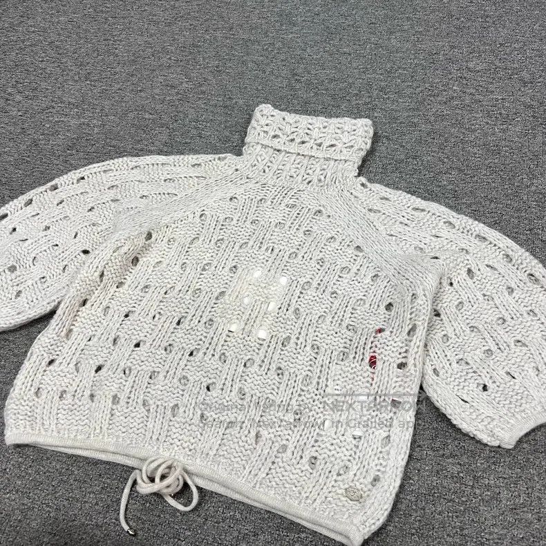 Chanel Chanel 21A Alpaca Wool Turtleneck Knitted Sweater Size XXS / US 00 / IT 34 - 3 Thumbnail