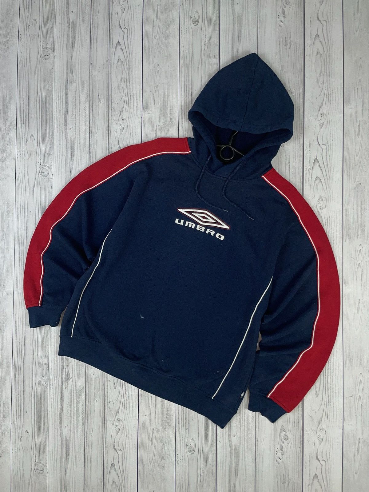 Umbro Vintage Umbro fleece hoodie size M big logo Size US M / EU 48-50 / 2 - 1 Thumbnail