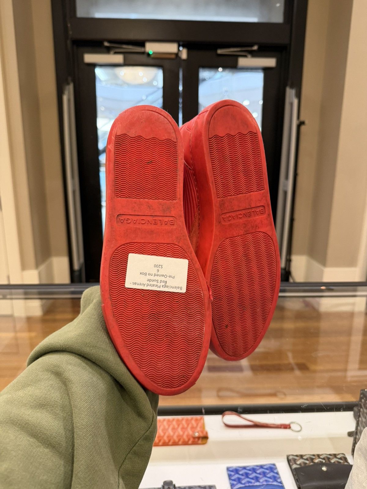 Balenciaga Balenciaga Pleated Arenas -Red Suede Size US 6 / EU 39 - 7 Thumbnail