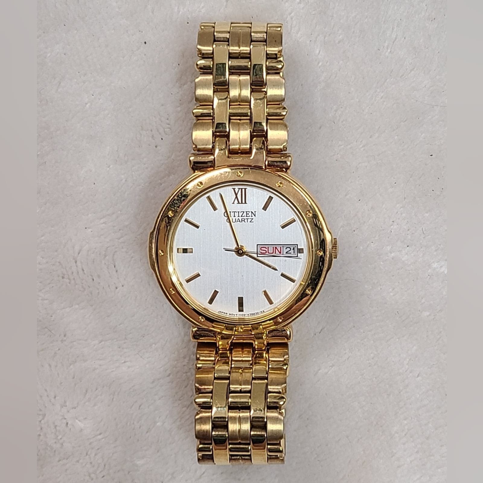image of Citizen Men's Gold Tone Watch 1102-K12037