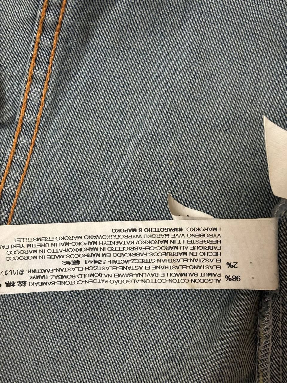 Zara Zara Man Vintage Denim Jacket Blue Distressed Wash Size M Size US M / EU 48-50 / 2 - 4 Thumbnail