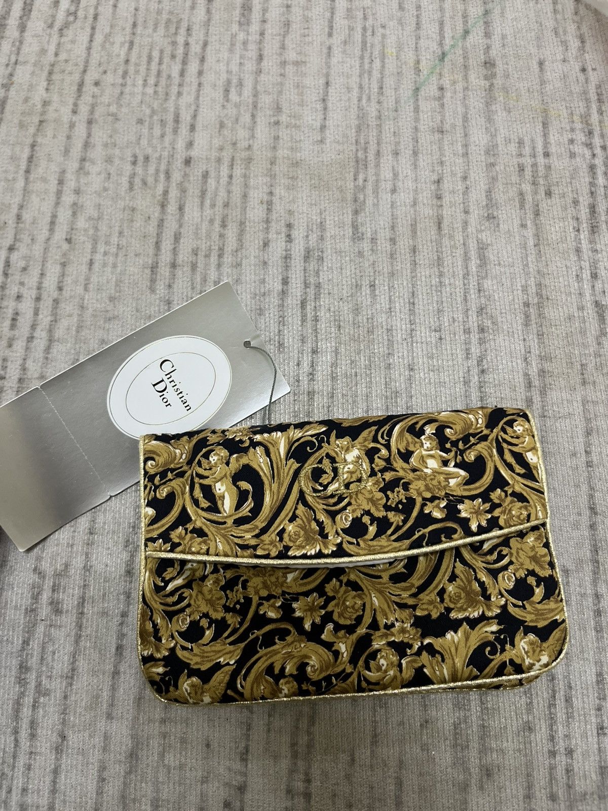 Dior Vintage 80s Dior cotton wallet Size ONE SIZE - 2 Thumbnail