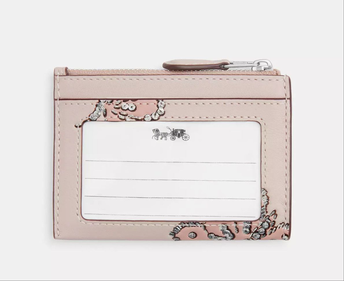 Coach Mini Skinny Id Case With Butterfly Print CCM78 Size ONE SIZE - 5 Thumbnail
