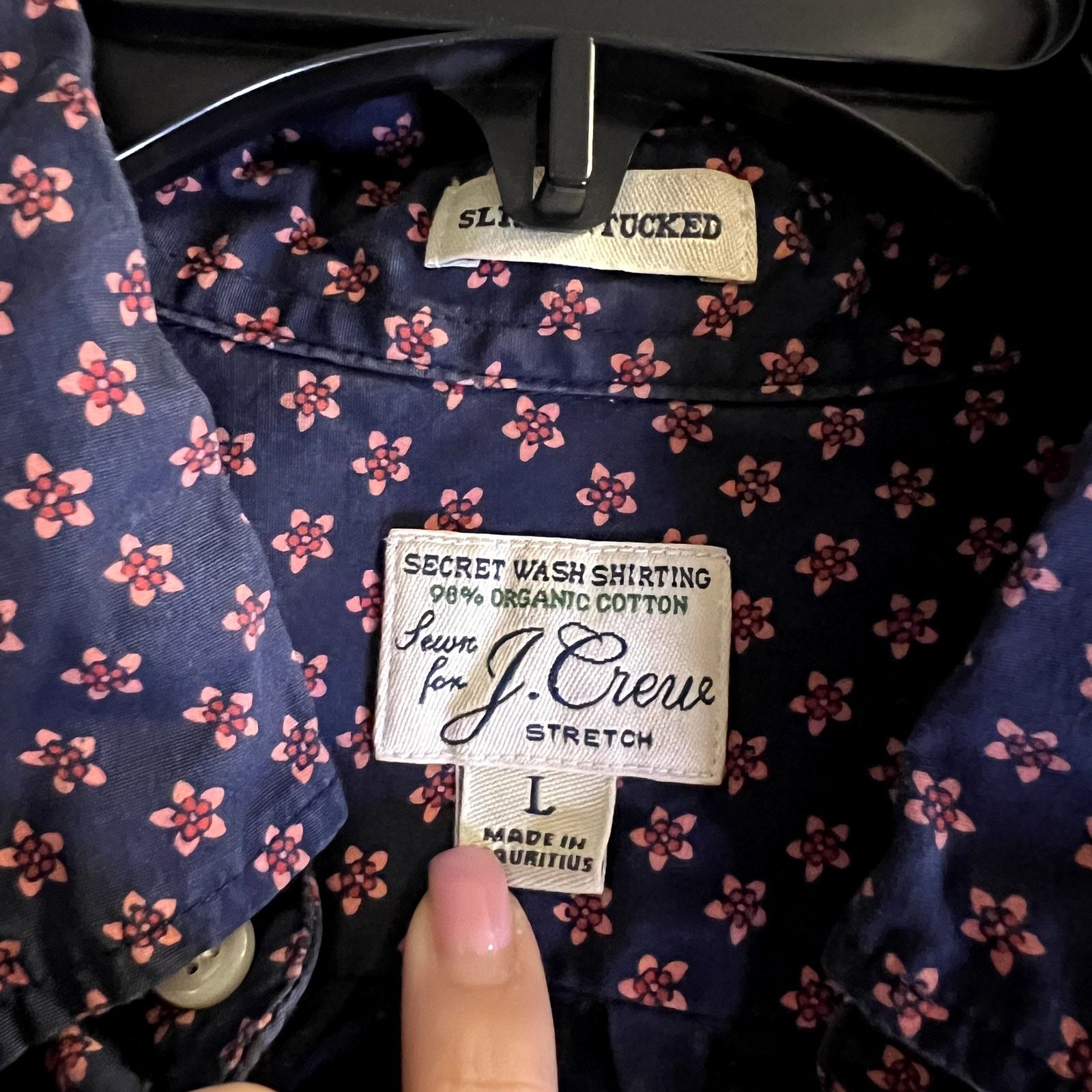 J.Crew J.Crew men’s floral slim untucked button shirt size L Size US L / EU 52-54 / 3 - 3 Thumbnail