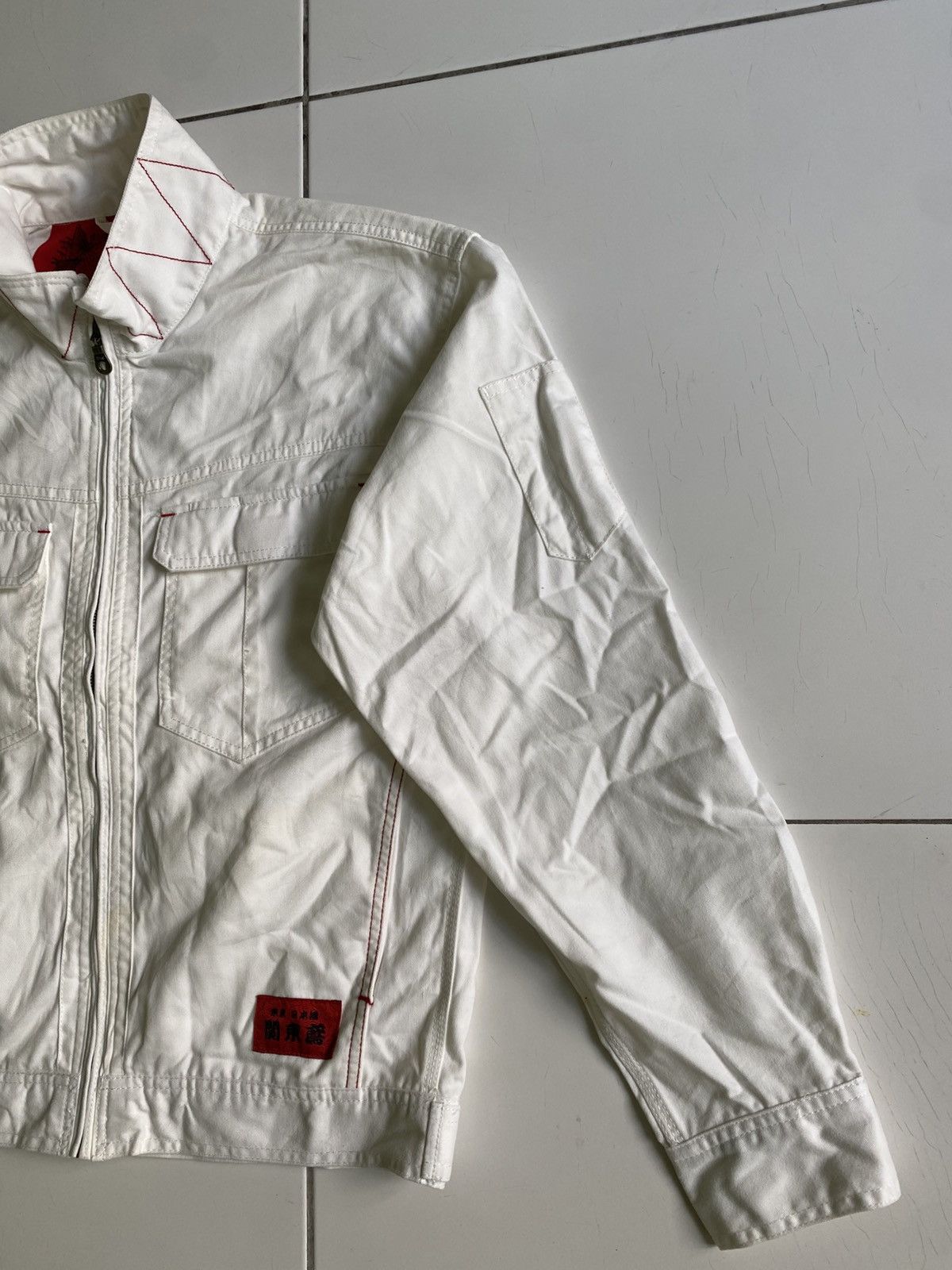 Japanese Brand Vintage 80s koi Souvenir Work Style Jacket Size US XL / EU 56 / 4 - 3 Thumbnail
