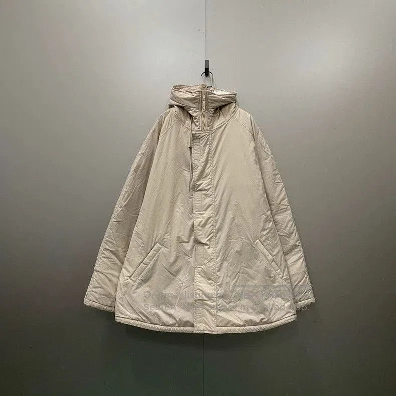 Balenciaga Balenciaga Beige Down Cotton Coat. Size US M / EU 48-50 / 2 - 1 Thumbnail