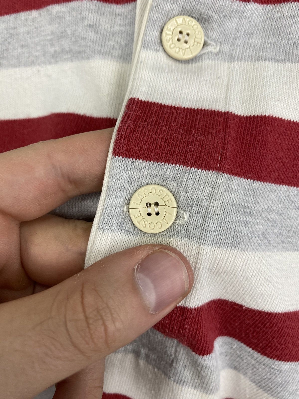 Lacoste 🇫🇷 Vintage 90s Lacoste Polo Long Sleeve made in France Y2K Size US M / EU 48-50 / 2 - 8 Thumbnail