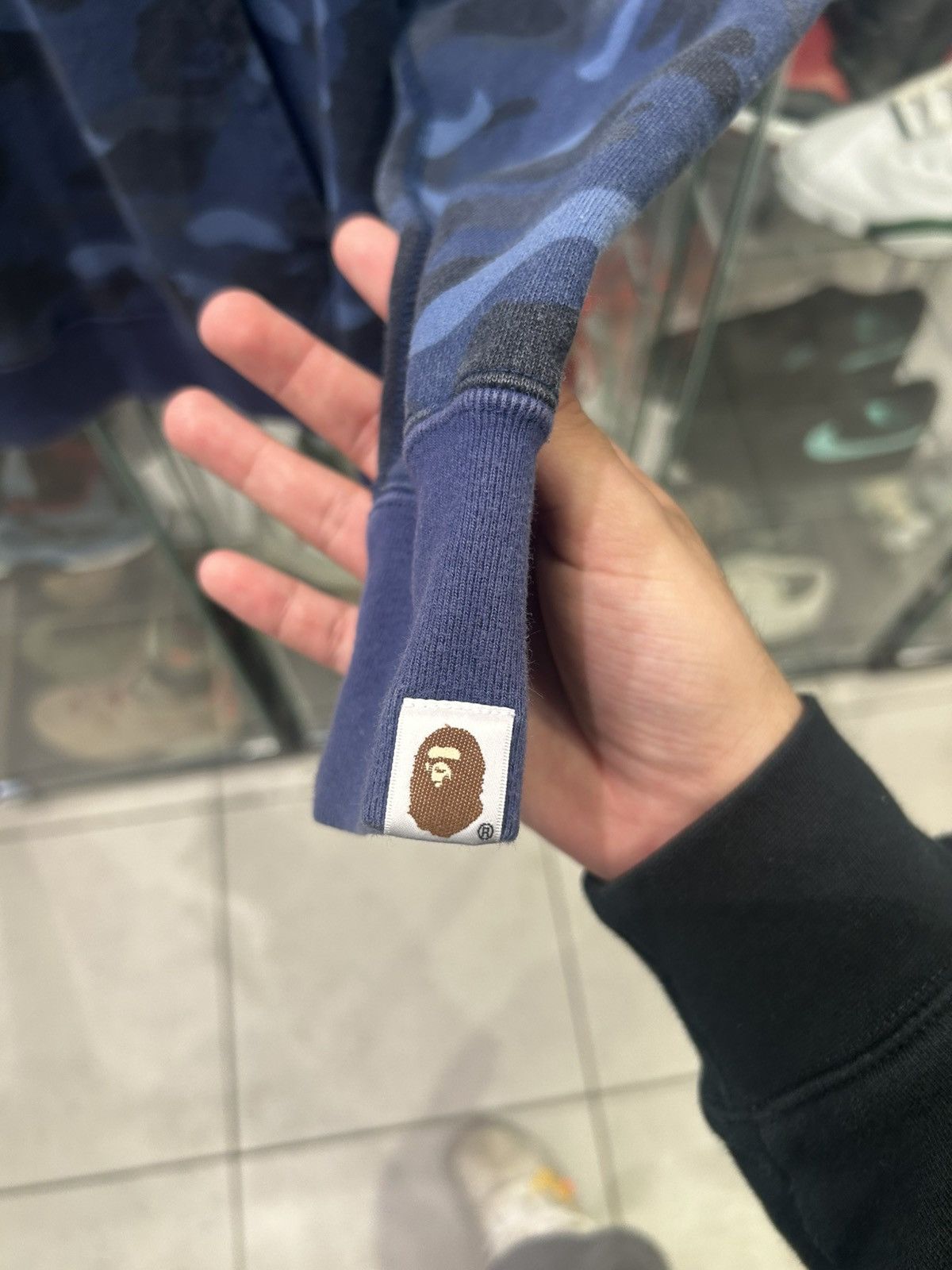 Bape Bape Blue Camo pullover Size US M / EU 48-50 / 2 - 5 Thumbnail