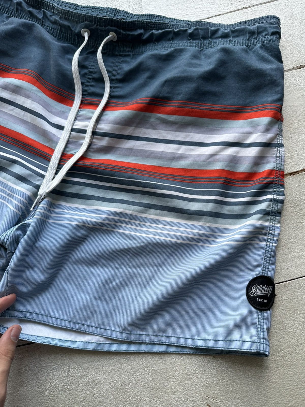 Billabong 🚨RARE BILLABONG BIG LOGO SWIMM SHORTS Y2K SURF VINTAGE Size US 37 - 3 Thumbnail