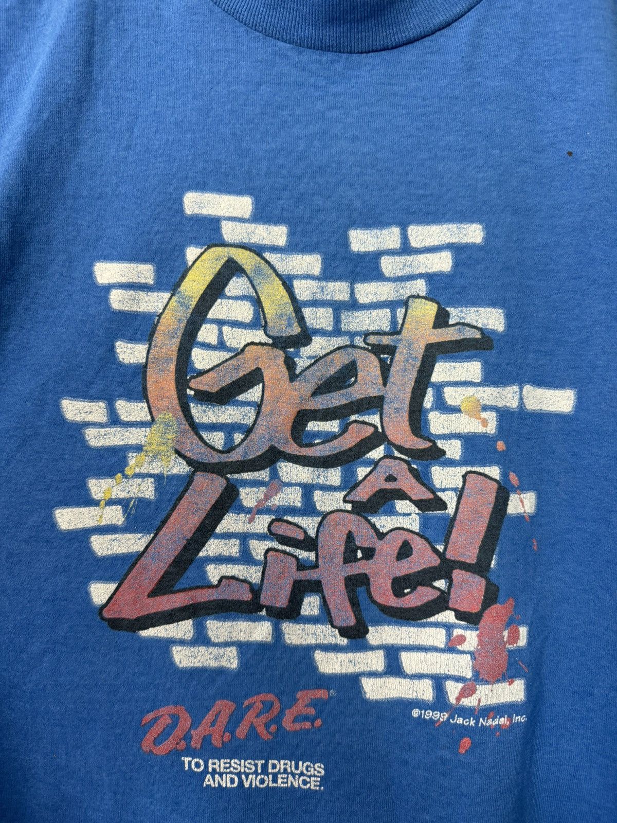 D.A.R.E Vintage 1999 DARE “Get A Life!” Promo Tank Top 90s Washed Size US M / EU 48-50 / 2 - 2 Thumbnail