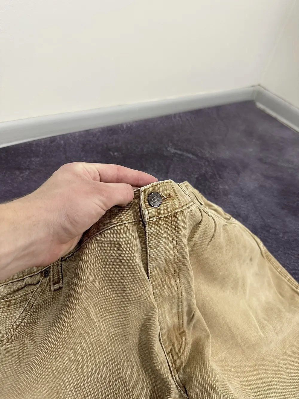 Dickies Vintage 90s Dickies Carpenter Opium Faded Cargo Work Pants Size US 38 / EU 54 - 16 Thumbnail
