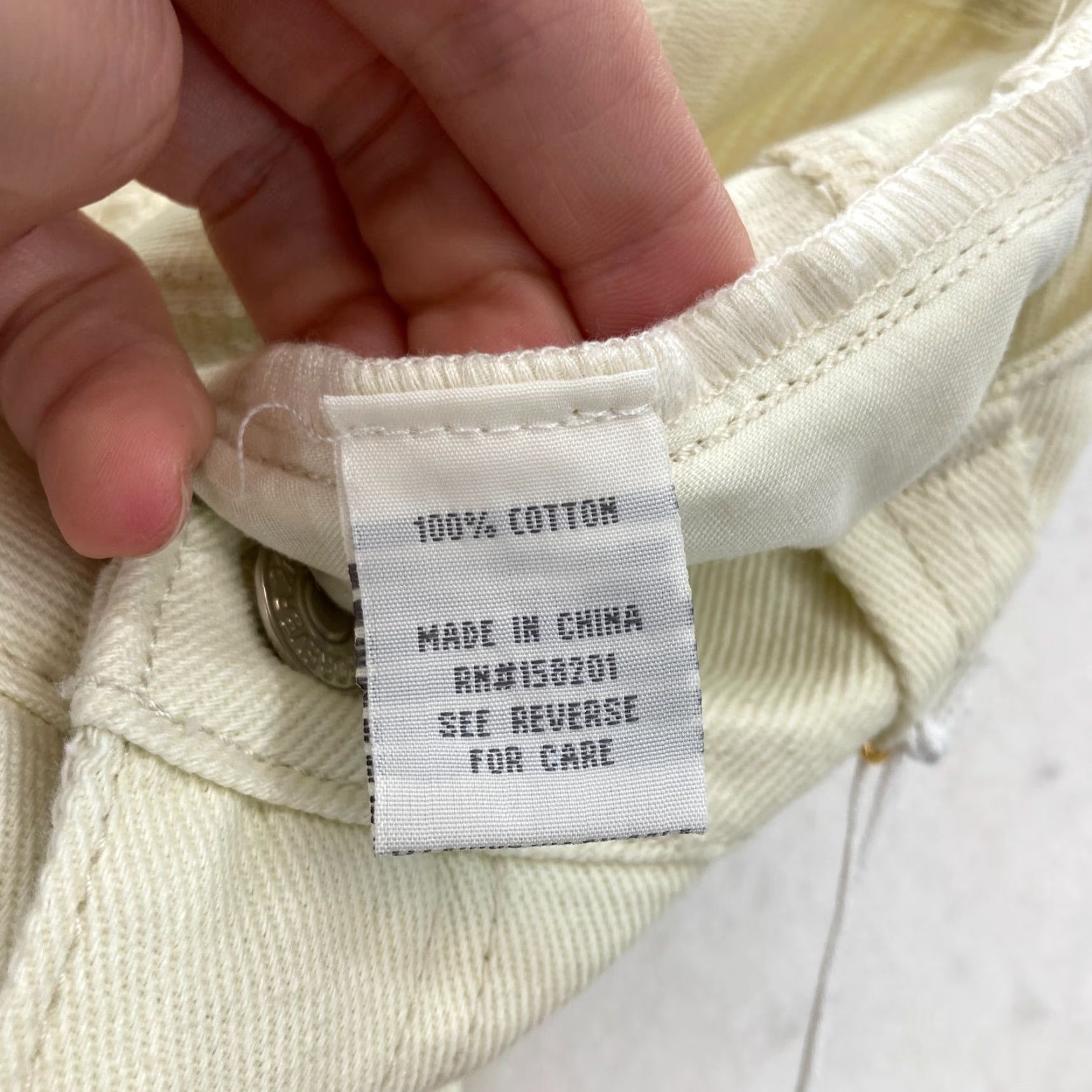 Vintage Cali 1850 Los Angeles Corduroy Carpenter Pants Women's XS Beige Cargo Utility Pants Size 26" / US 2 / IT 38 - 6 Thumbnail