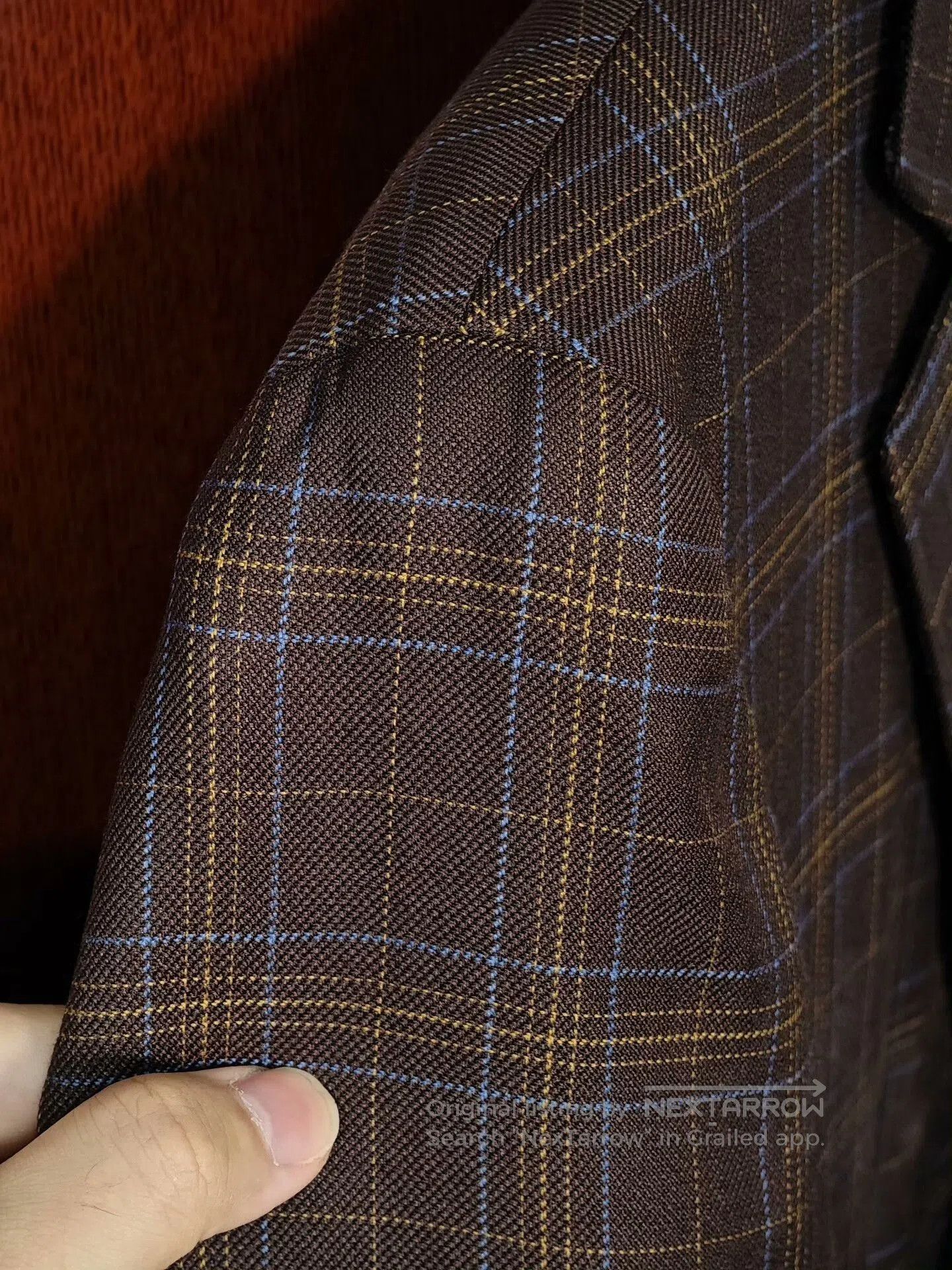 Holland & Sherry Holland Sherry Wool Silk Custom Suit. Size US S / EU 44-46 / 1 - 2 Thumbnail