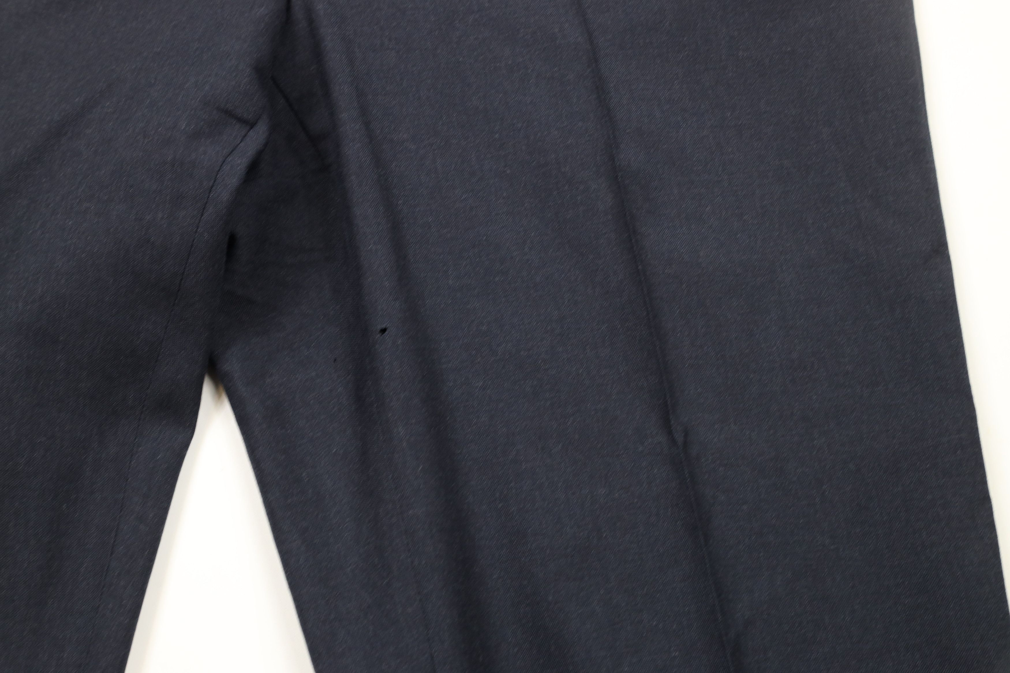 Brooks Brothers × Vintage Vintage 90s Brooks Brothers Cuffed Wool Chino Pants Blue USA Size US 38 / EU 54 - 5 Thumbnail